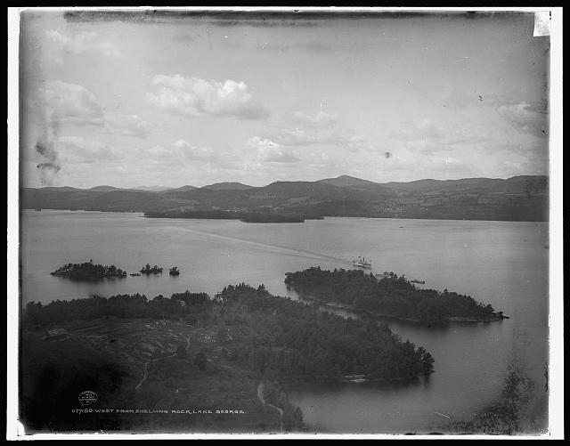 West from Shelving Rock, Lake George