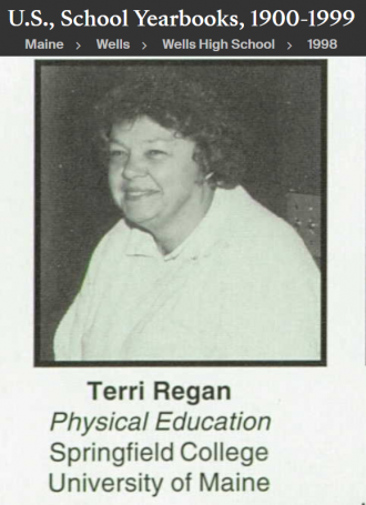 Terri Jean Daly-Regan--U.S., School Yearbooks, 1900-1999(1998)Teacher phys. Ed