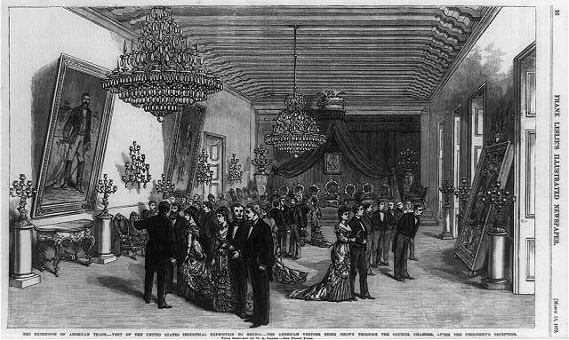 The Extension of American Trade - Visit of the United...