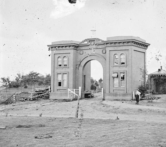 Gettysburg, Pa. The cemetery gatehouse