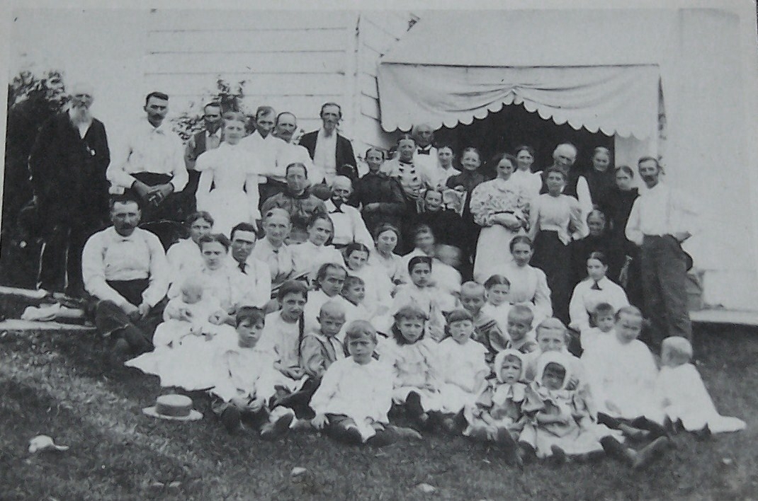 Family of Captain Isaac Buzzard, PA 1887