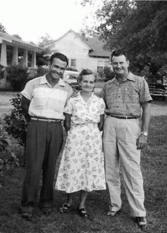 Grandma Russell with sons