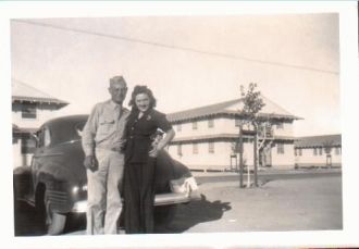 Service man and woman