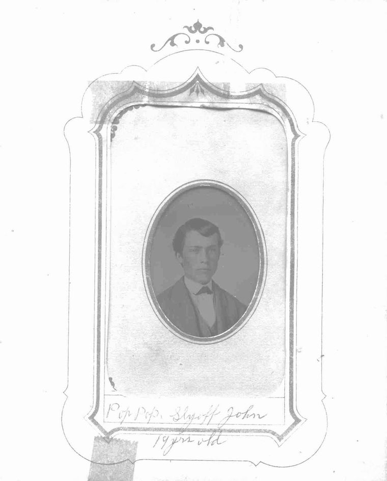 John Shaffer Slyoff age 19