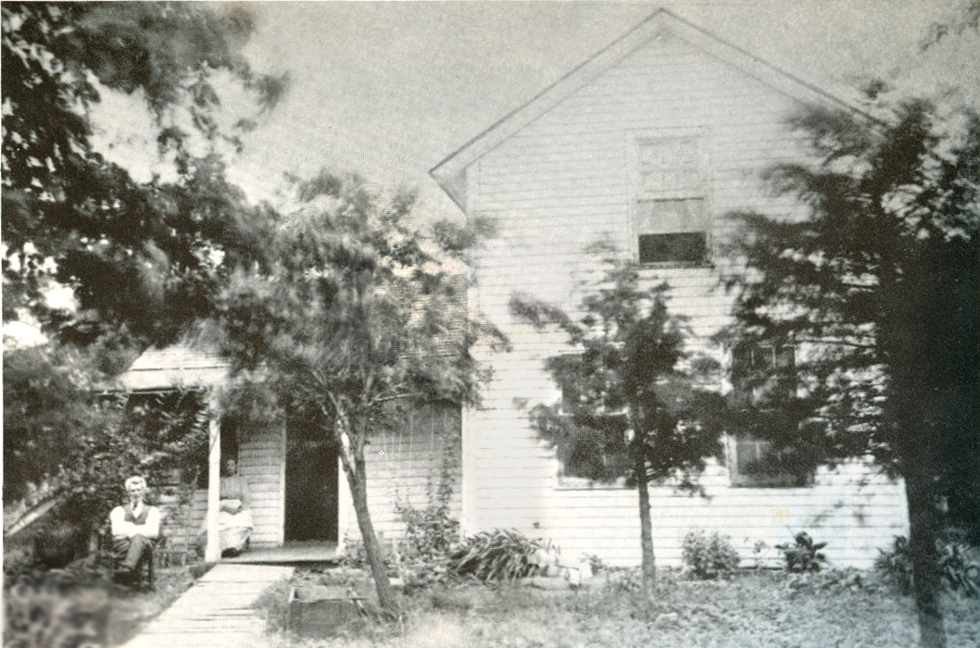 farmhouse, in or near Cedar Vale, Kansas
