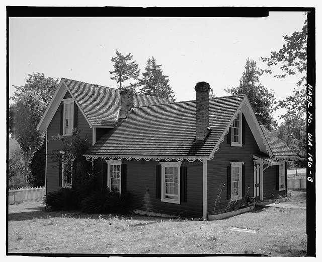 3. VIEW OF JAMES A. THOMPSON HOUSE, HOUSE NO. 19, FACING...