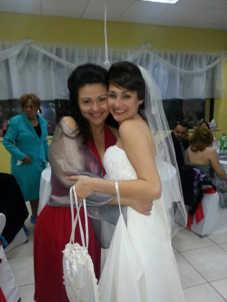 Our daughter and I 