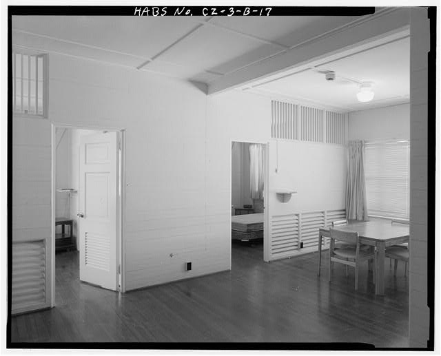 Interior of second floor living and dining areas of...