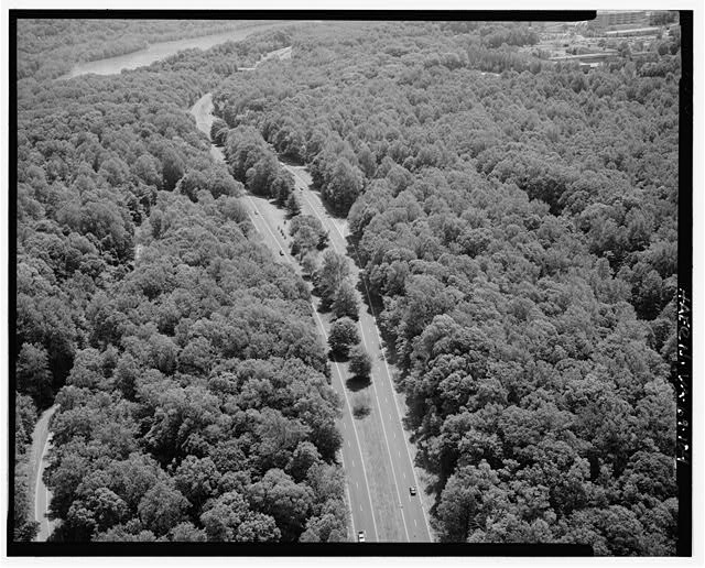 104. AERIAL VIEW AT TURKEY RUN RECREATION AREA LOOKING...