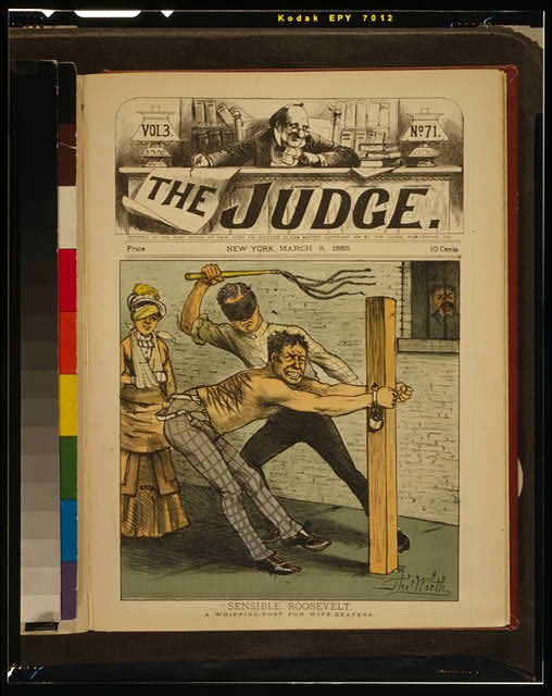 Sensible Roosevelt--A whipping-post for wife-beaters