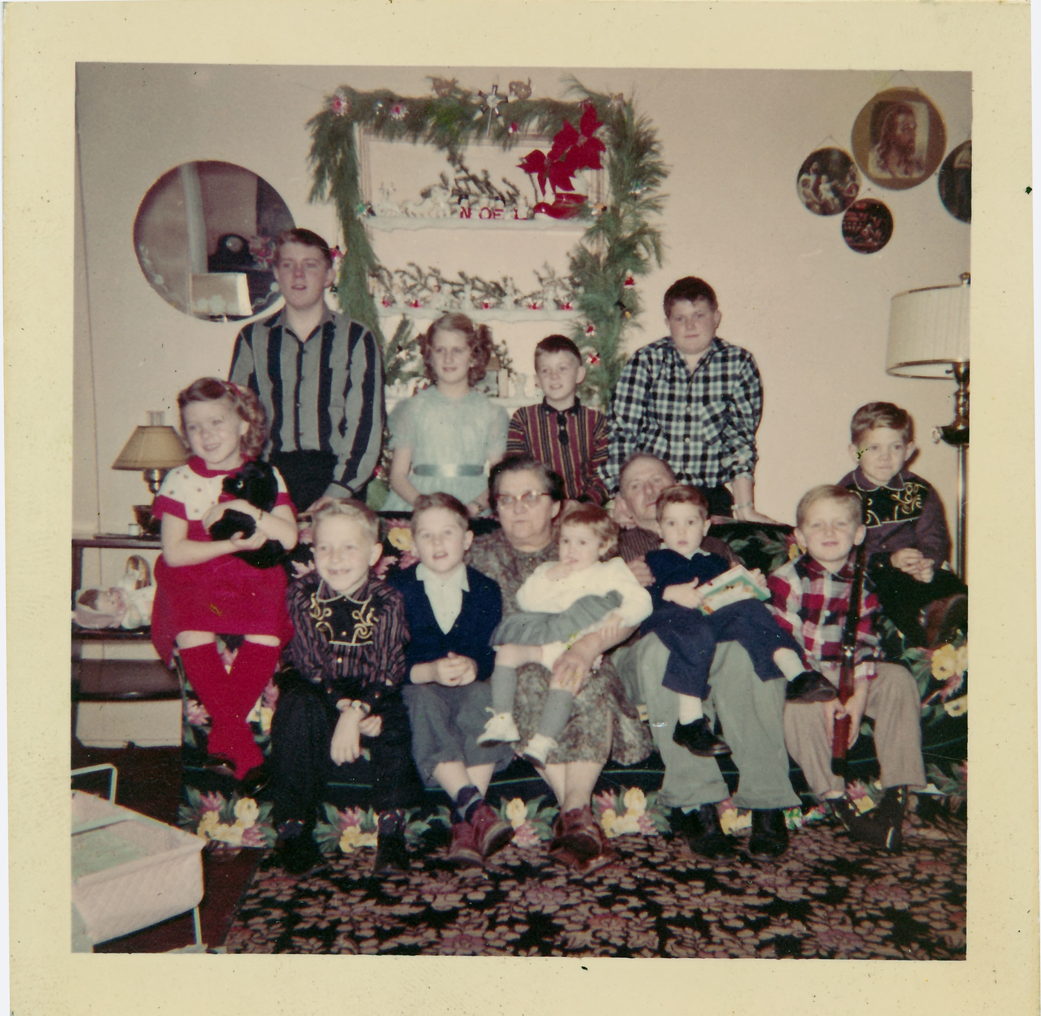 Byron & Christine (Eichler) Musselman family, Ohio 1955