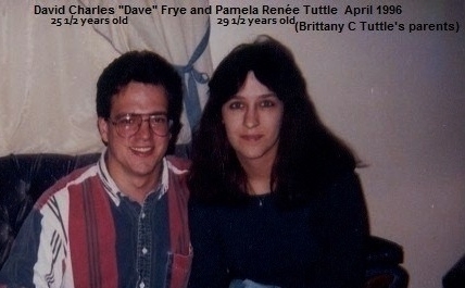 David "Dave" Frye and Pamela "Pam" Tuttle in 1996