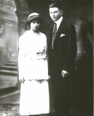 Wedding photo of William Lorenz and Marie Novak