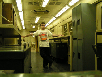 BRYANT SCHMUDE ON A NYC MONEY COLLECTION SUBWAY//TROLLEY
