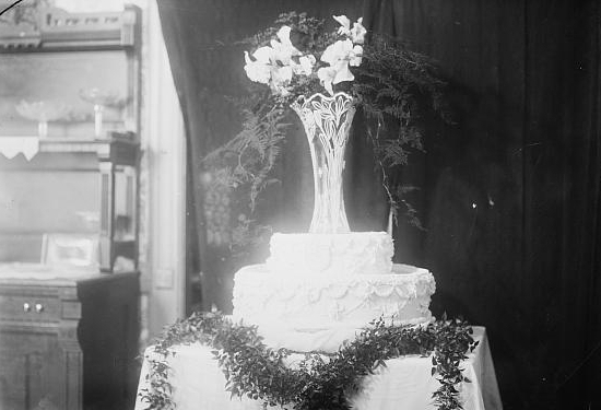 Jessie Wilson's wedding cake