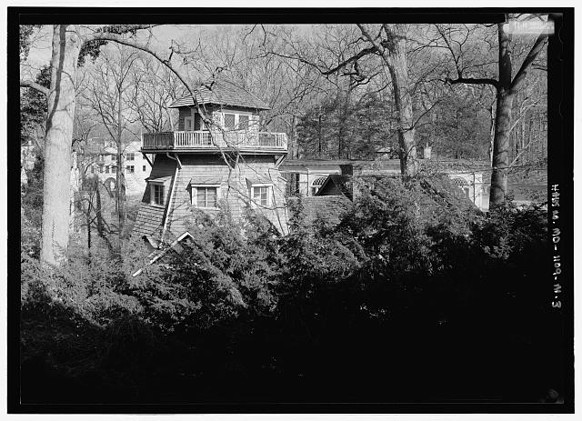 General view of windmill - National Park Seminary, Dutch...