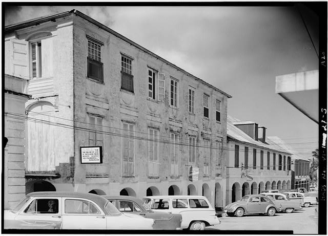 5. CHURCH STREET (FRONT) FACADES OF MARKOE HOUSE AND...