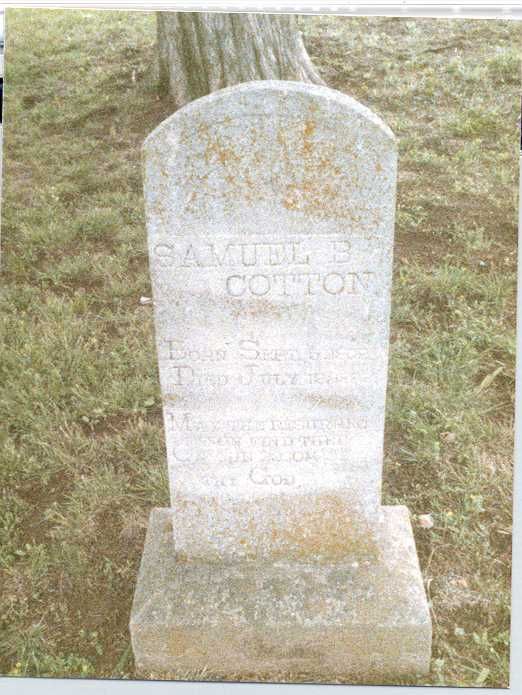 Samuel Bird Cotton Monument