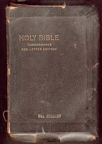Bill Condley Family Bible Cover