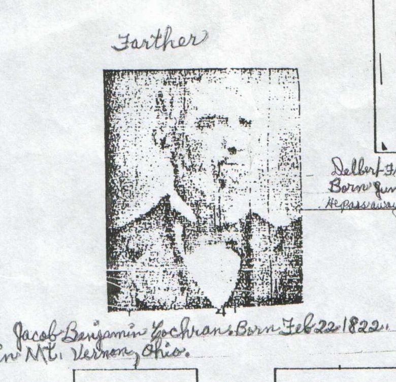 Jacob Benjamin Cochran 1822 Ohio