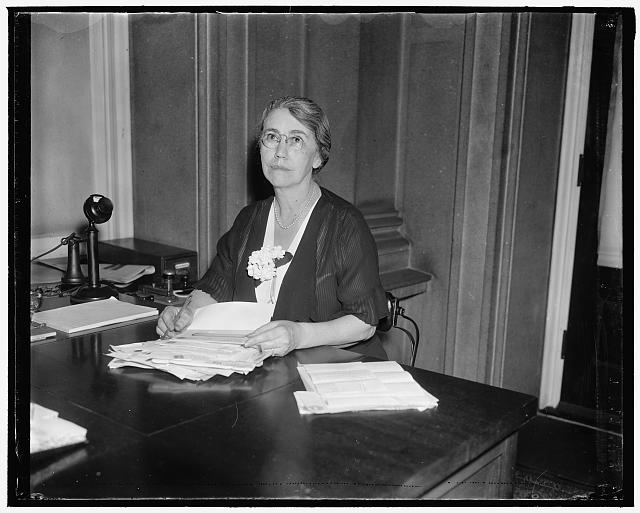 Martha McPherson, Secretary to the Secretary of War Harry...