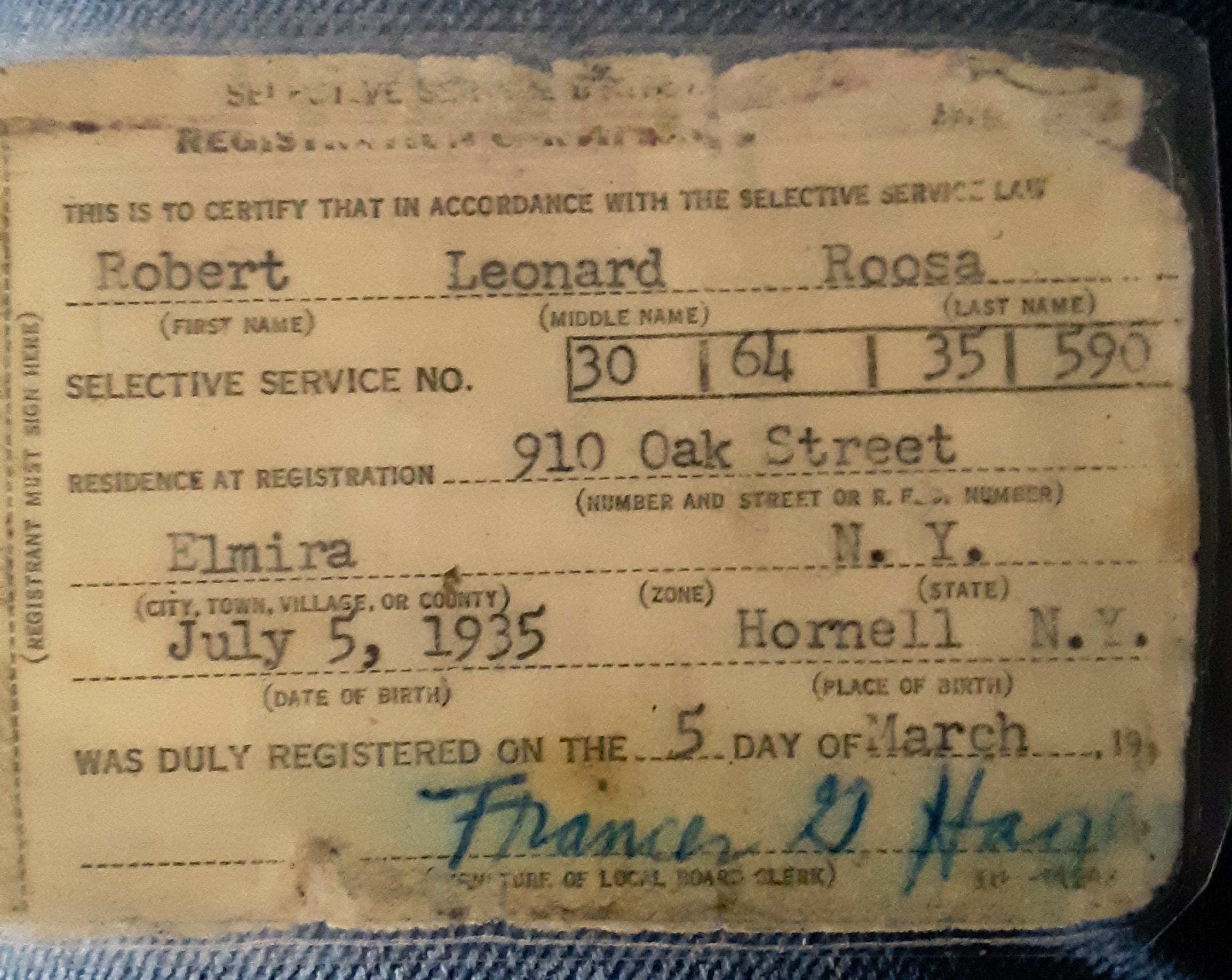 This was my grandfather's 