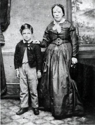 Harry A. Pittard and Mother, In England