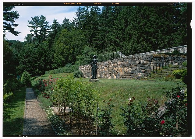 54. View of the long terrace, illustrating the...