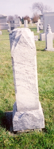 Rufus Eugene Wolfcale gravestone
