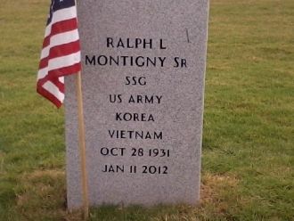 Ralph Montigny Sr gravesite