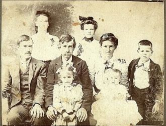 Georgia (Dickerson) Capps & family