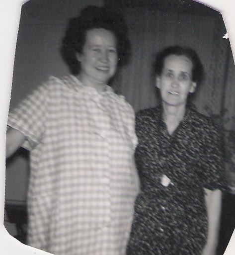 Lettie Bell Miller,Baker with her daughter Hazel Baker