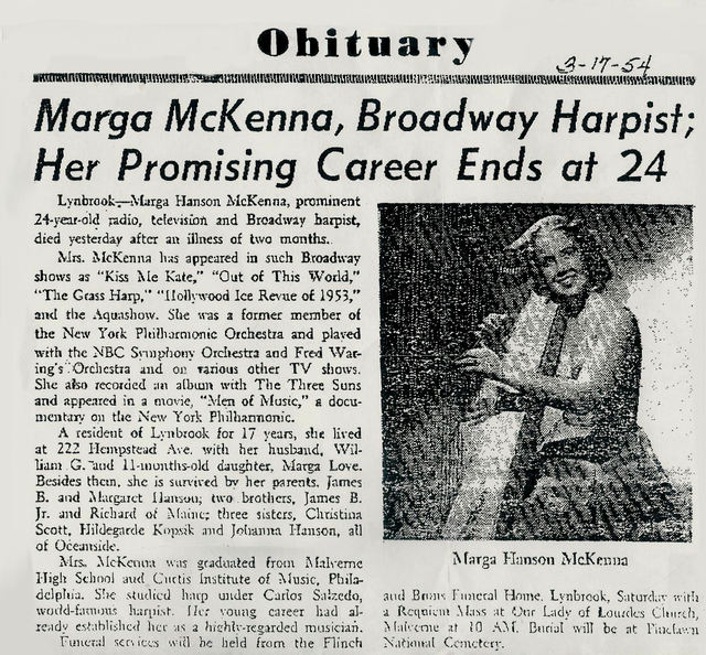 Margaret"Marga"Hanson-McKenna