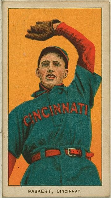 [Dode Paskert, Cincinnati Reds, baseball card portrait]