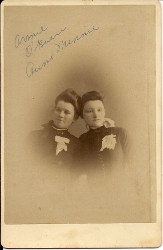 Annie O'Brien & Aunt Minnie, Mary Hannah Jones