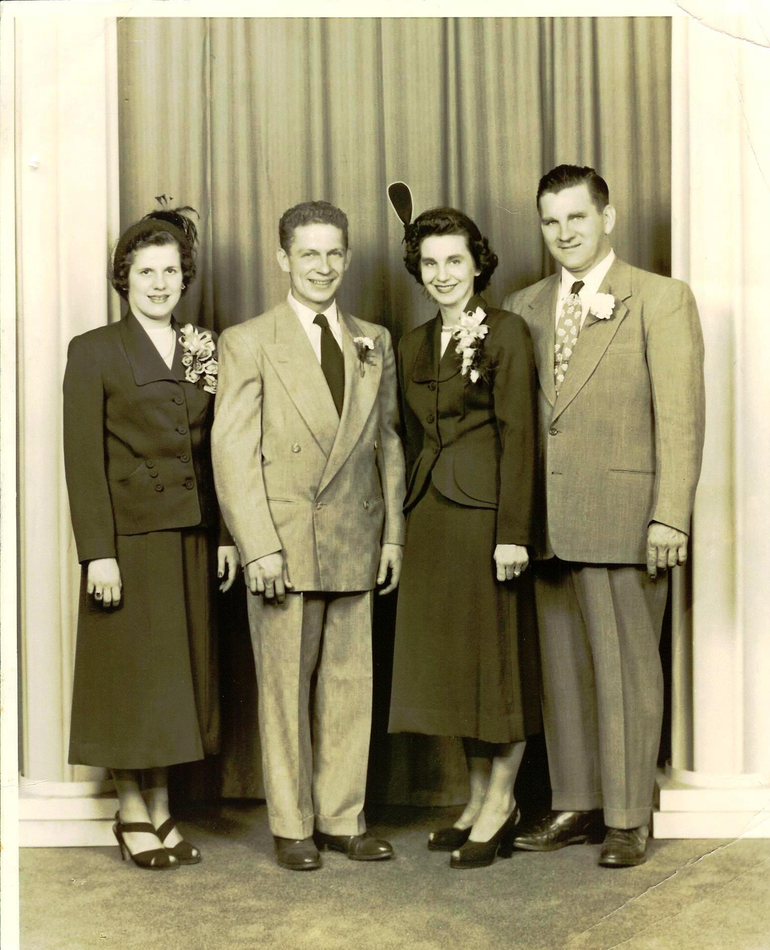 Barnett Wedding, 1950