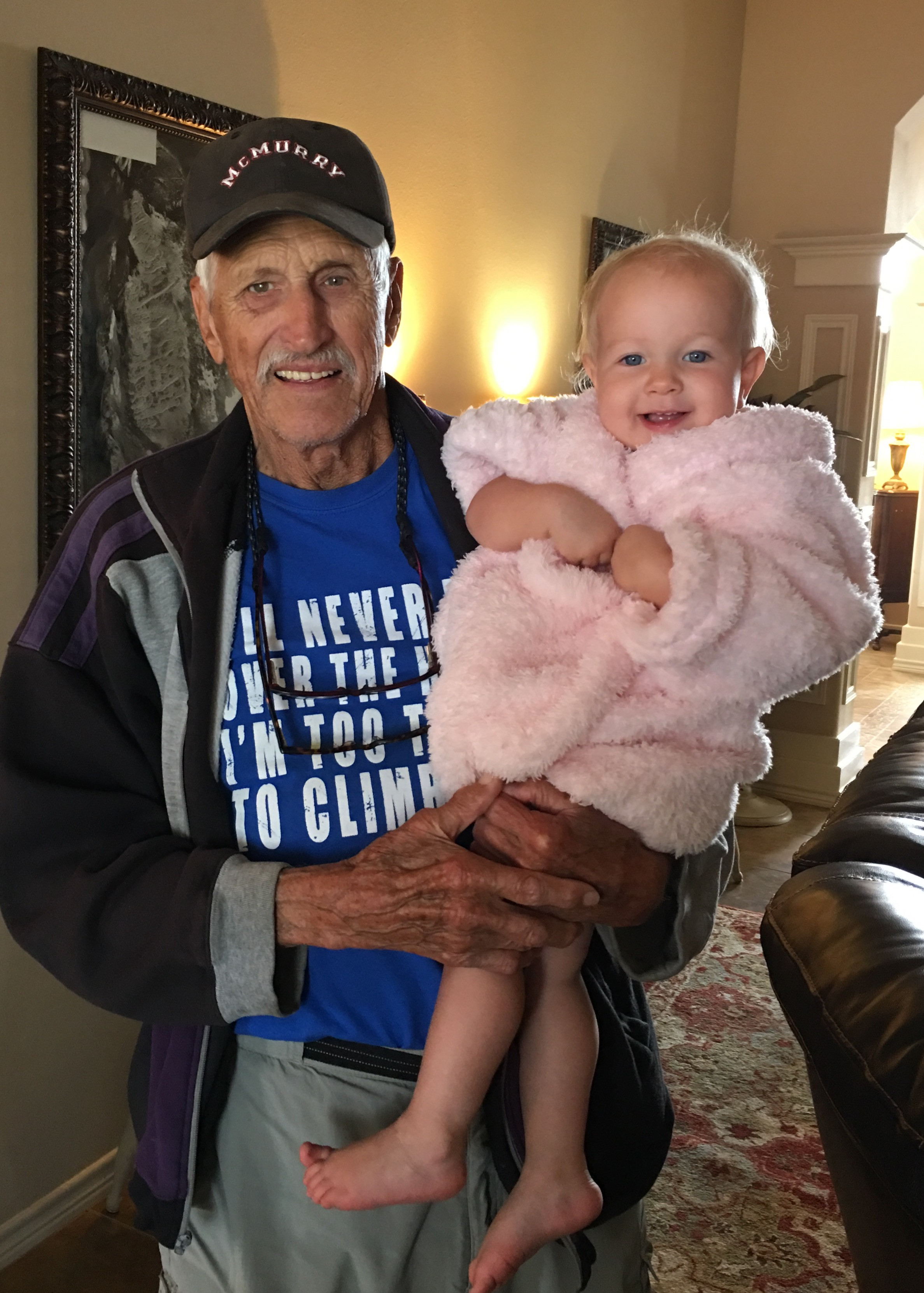 Dad & Great Granddaughter!