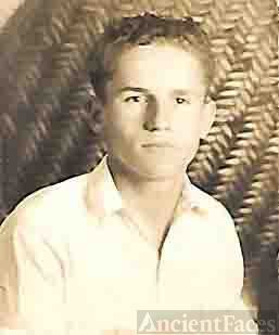 Marc William Johnson b. May 21, 1912 My Dad as a very young man, adolescent I'd say, maybe college age.