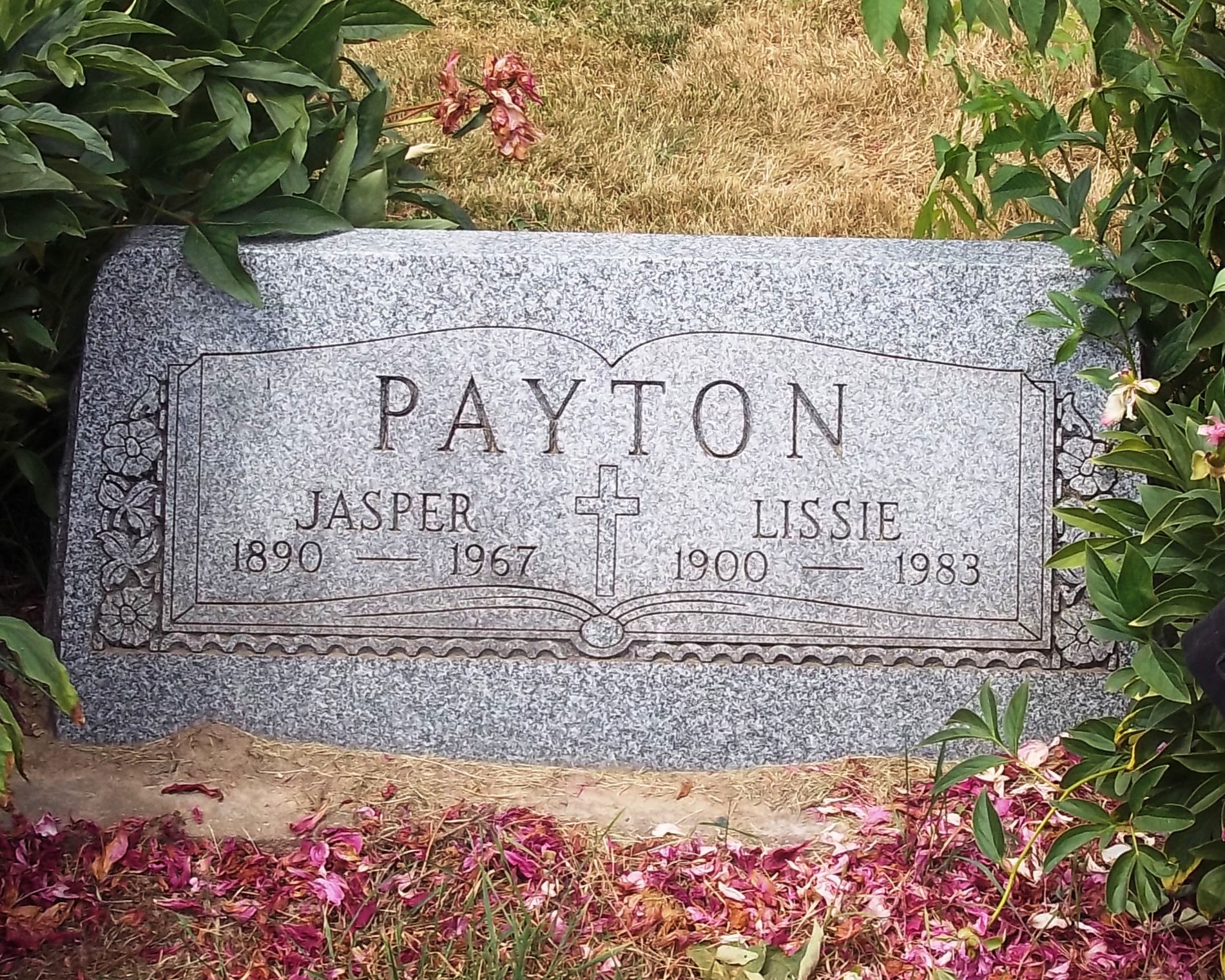 Jasper & Lissie Payton gravesite