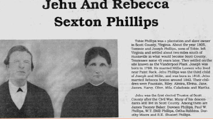 Jehu & Rebecca Sexton Phillips
