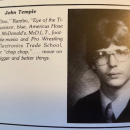 John's Senior Picture - Shikellamy Class of 1986