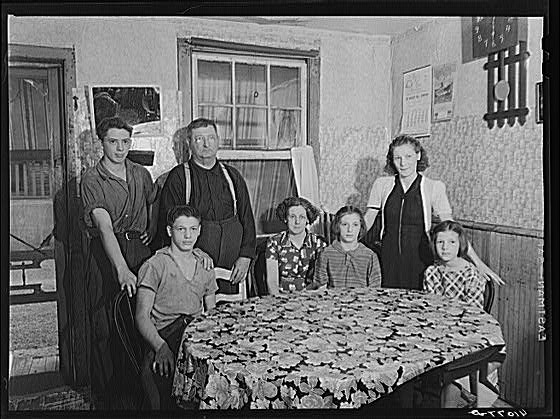 The family of John Yeuser. Mauch Chunk, Pennsylvania (see...