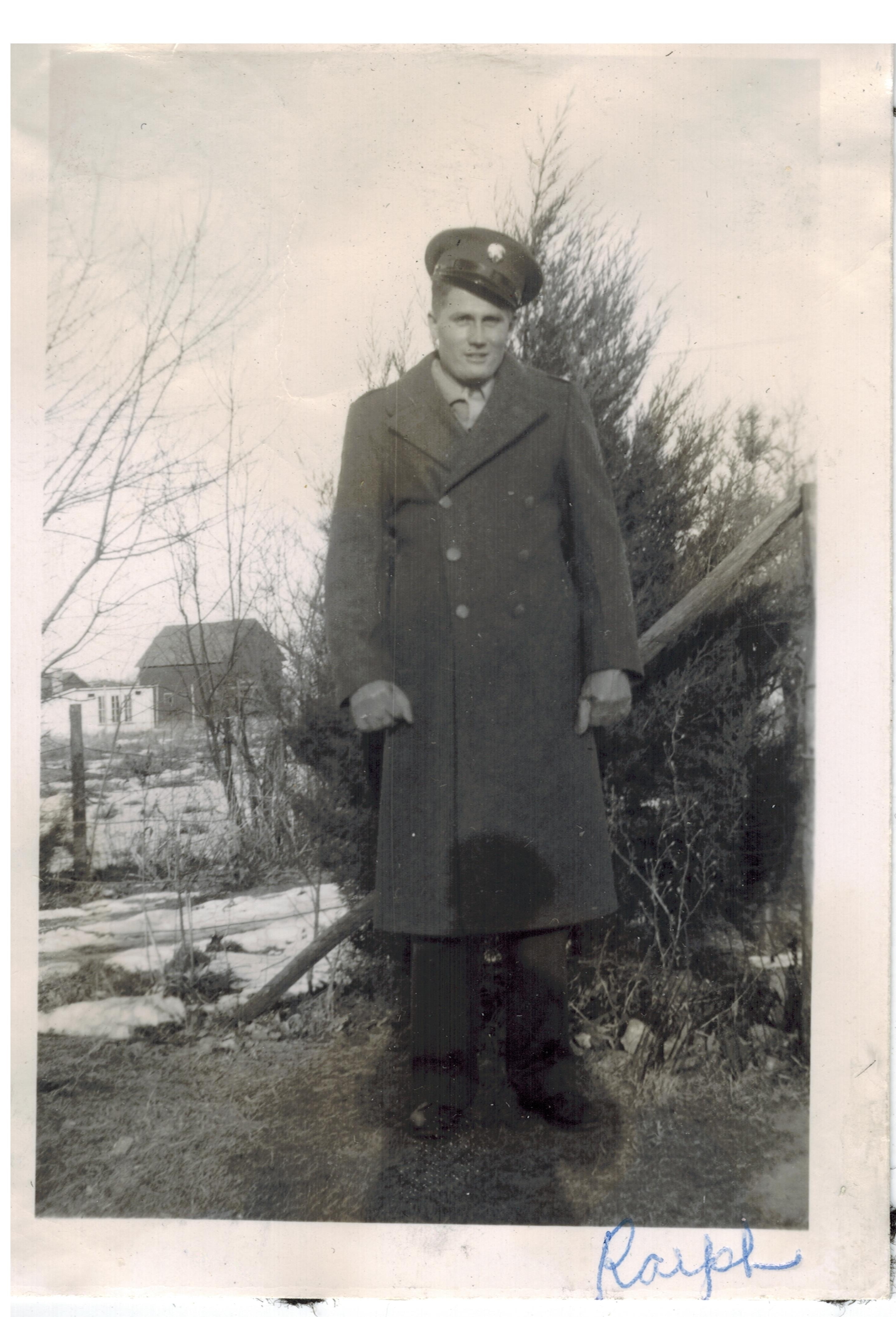 Ralph Sutela in Military Uniform
