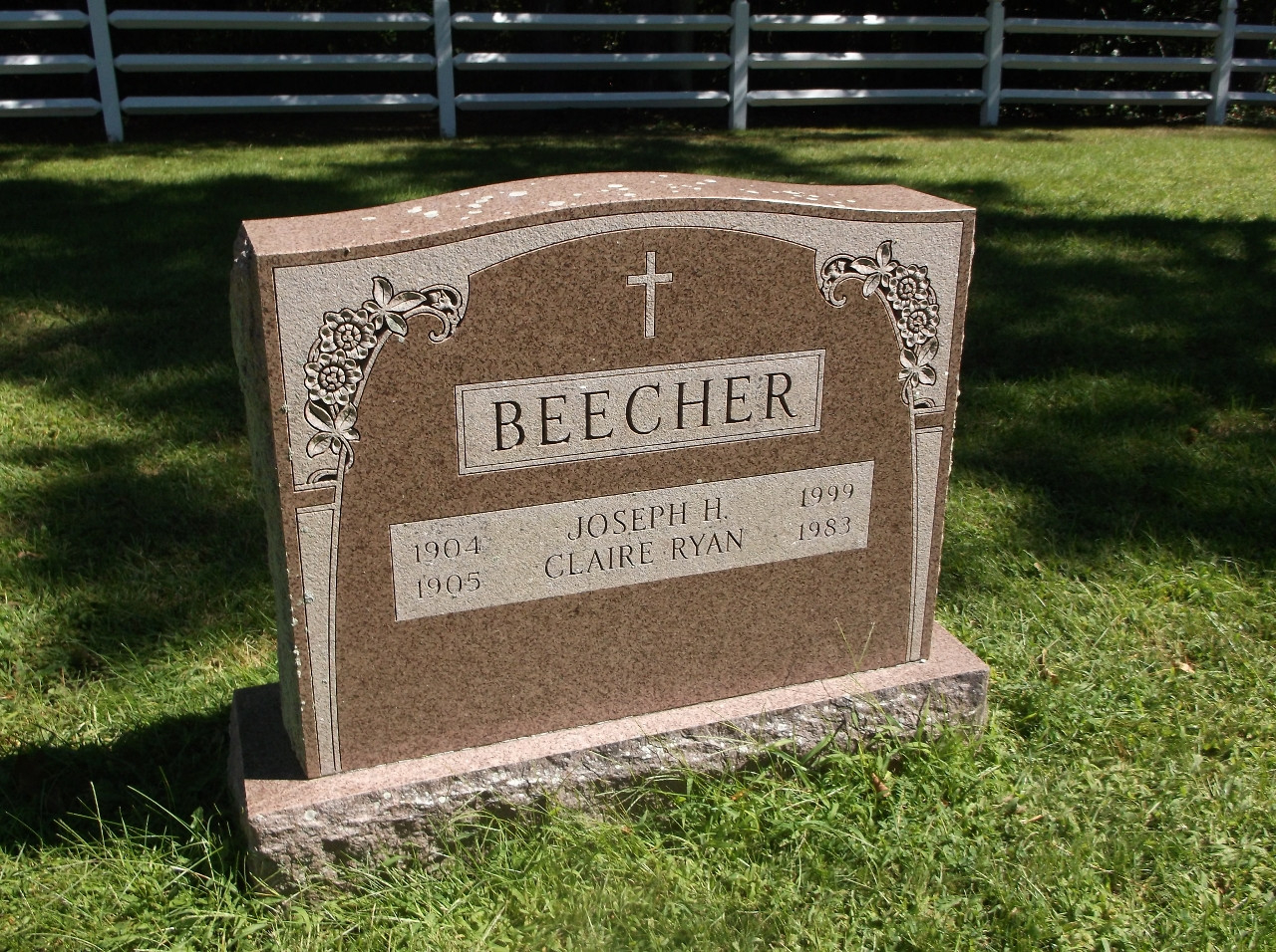 Joseph Henry Beecher--gravestone