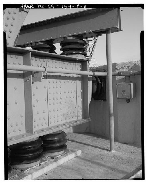 8. FOOTING DETAIL OF NORTHWEST LEG TOWER 32, SHOWING...