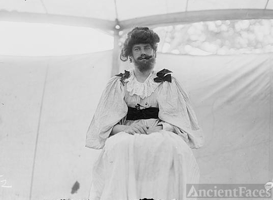 C.A. Arthur,  "Bearded Lady"