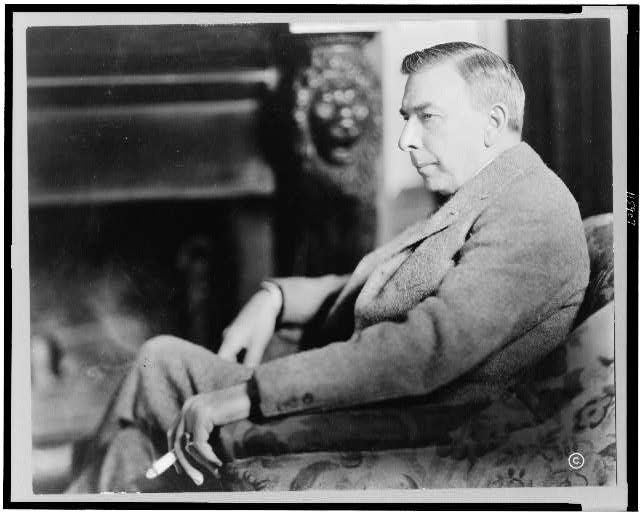 [Booth Tarkington, three-quarter length portrait, seated,...