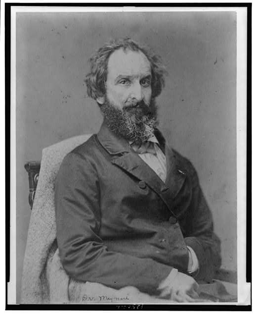 [Dr. Edward Maynard, half-length portrait, seated, facing...