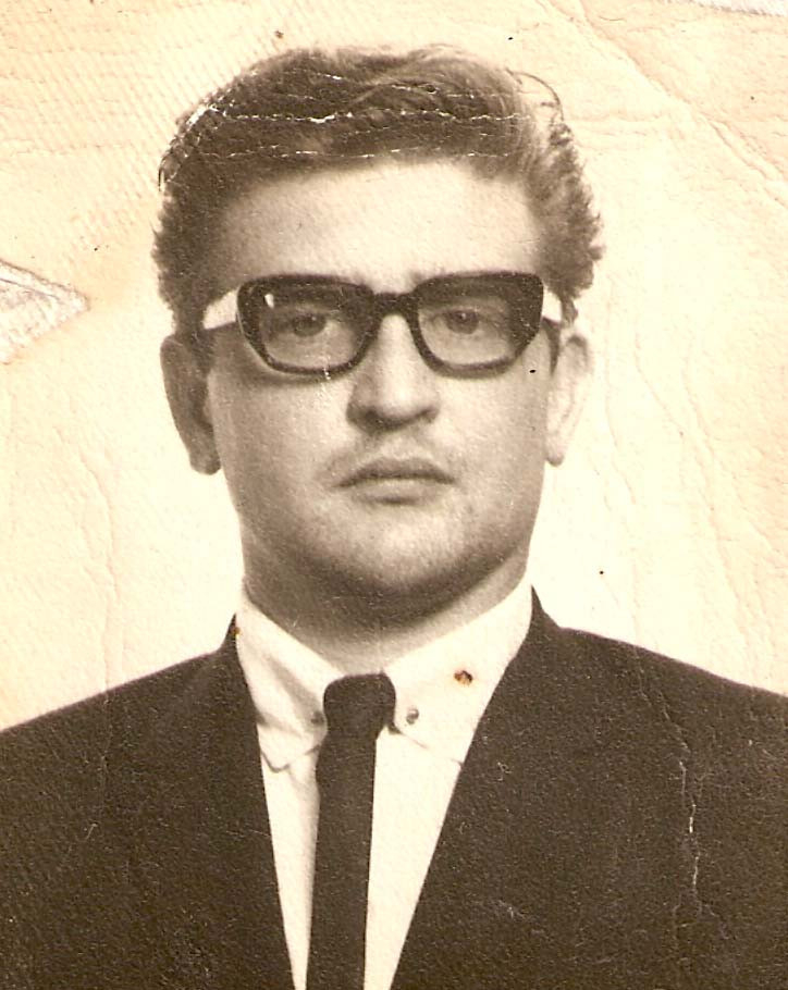 Danny's passport photo taken 1967