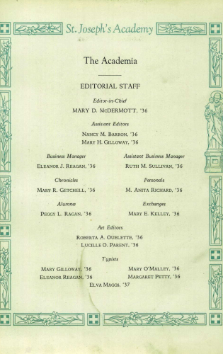 Nancy Maynes Barron--U.S., School Yearbooks, 1900-1999(1936)